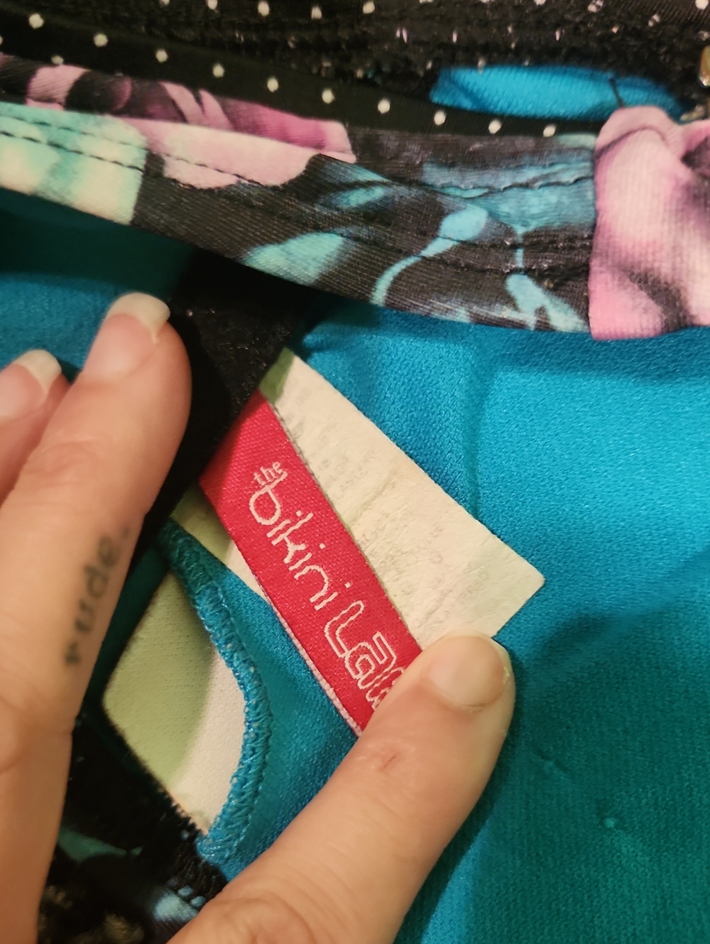 Retro Y2k Roses Bikini Top - Picture 6 of 6